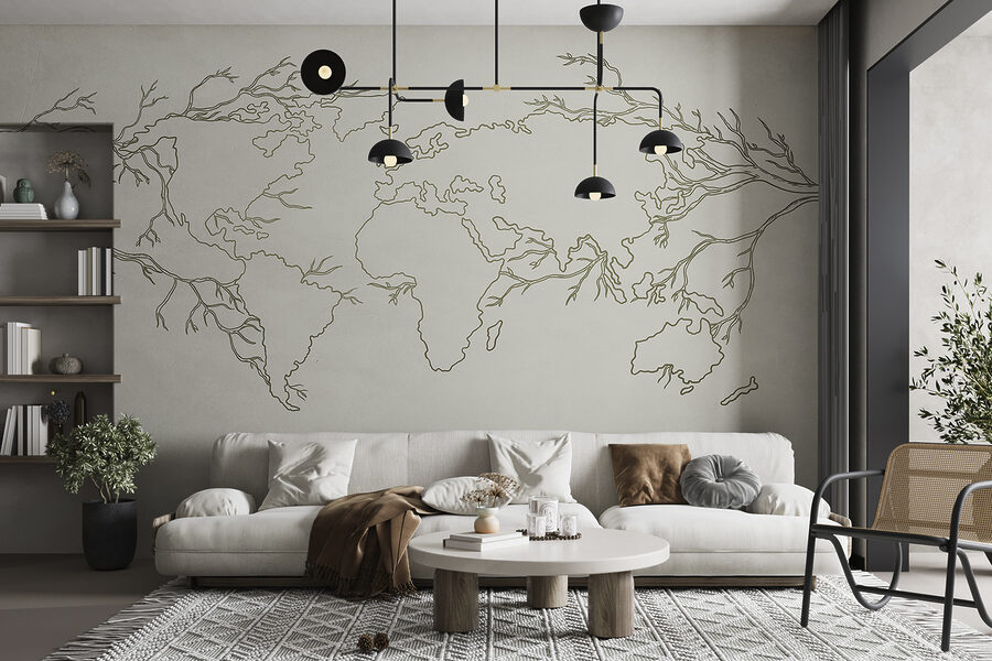 Un mapa del mundo