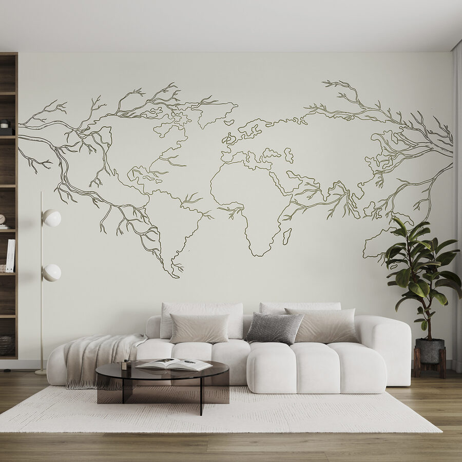 Un mapa del mundo