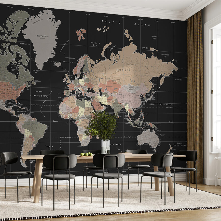 Fotomurales Un mapa del mundo - Imagen 3