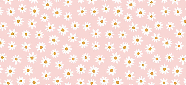 Motivo de flores blancas sobre fondo rosa Motivo de flores blancas sobre fondo rosa