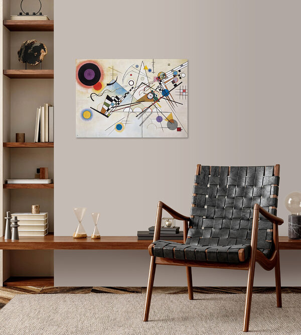 A painting of a variety of colors