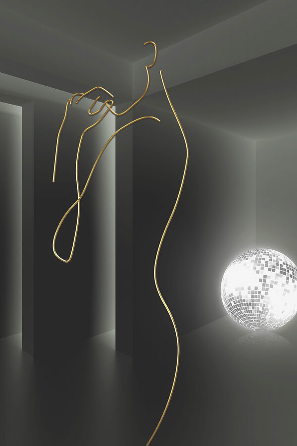 Elegant curves in a dark space Elegant curves in a dark space