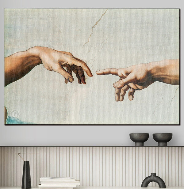 Cuadros A painting of hands touching each other (SKU: s11909) Cuadros A painting of hands touching each other (SKU: s11909)