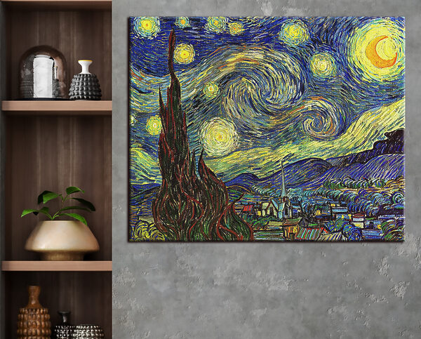 Cuadros Un cuadro de una noche estrellada (SKU: s15213) Cuadros Cuadros Un cuadro de una noche estrellada (SKU: s15213)