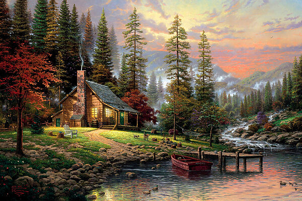 A house by a river