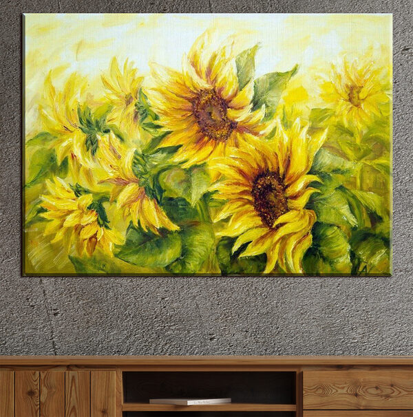 Cuadros Un cuadro de girasoles