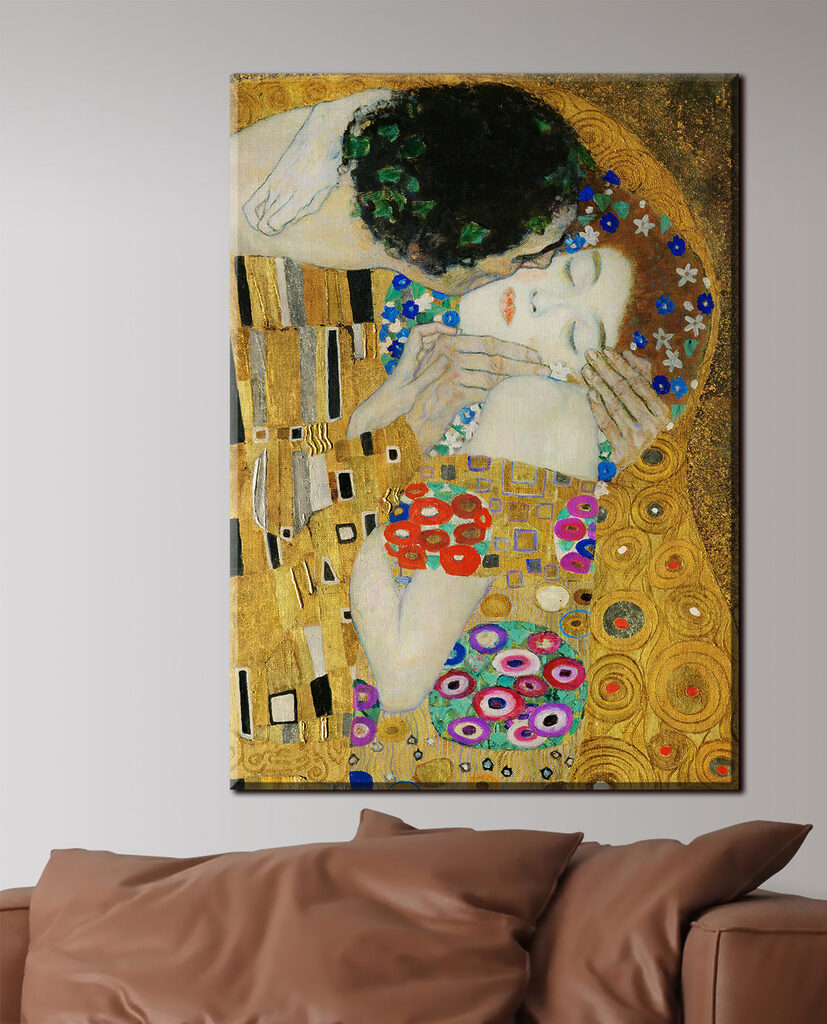 A painting of a man and woman