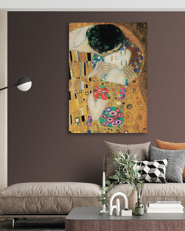 A painting of a man and woman