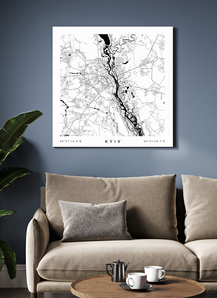 A map of a city