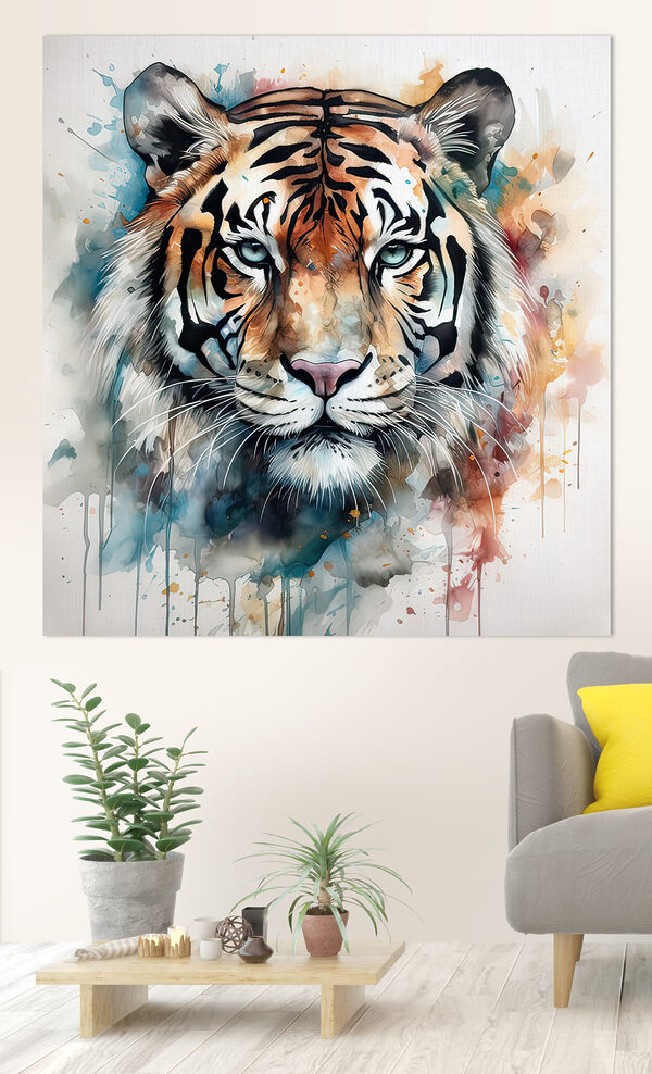 Cuadros Un cuadro de un tigre