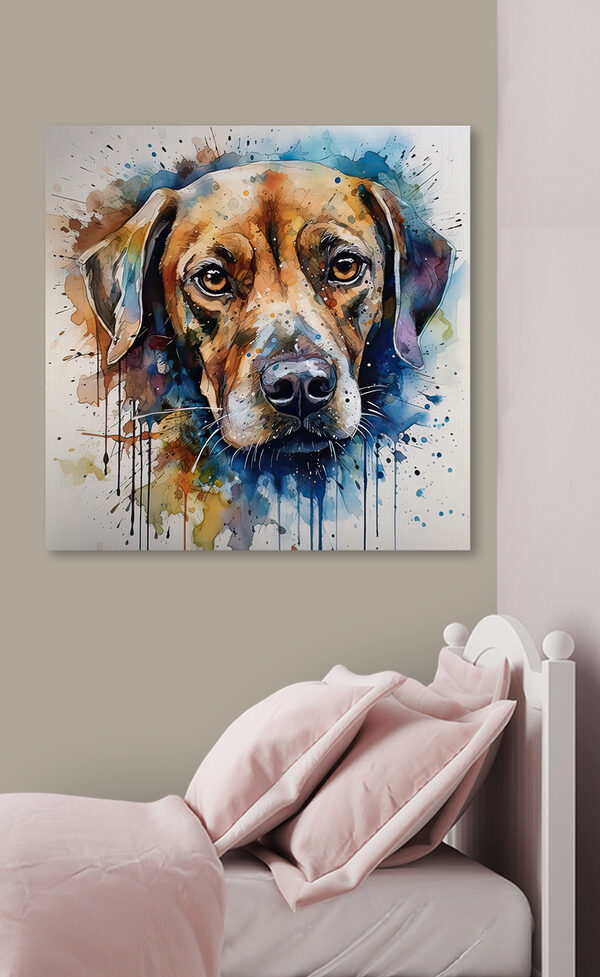 Cuadros Un cuadro de un perro
