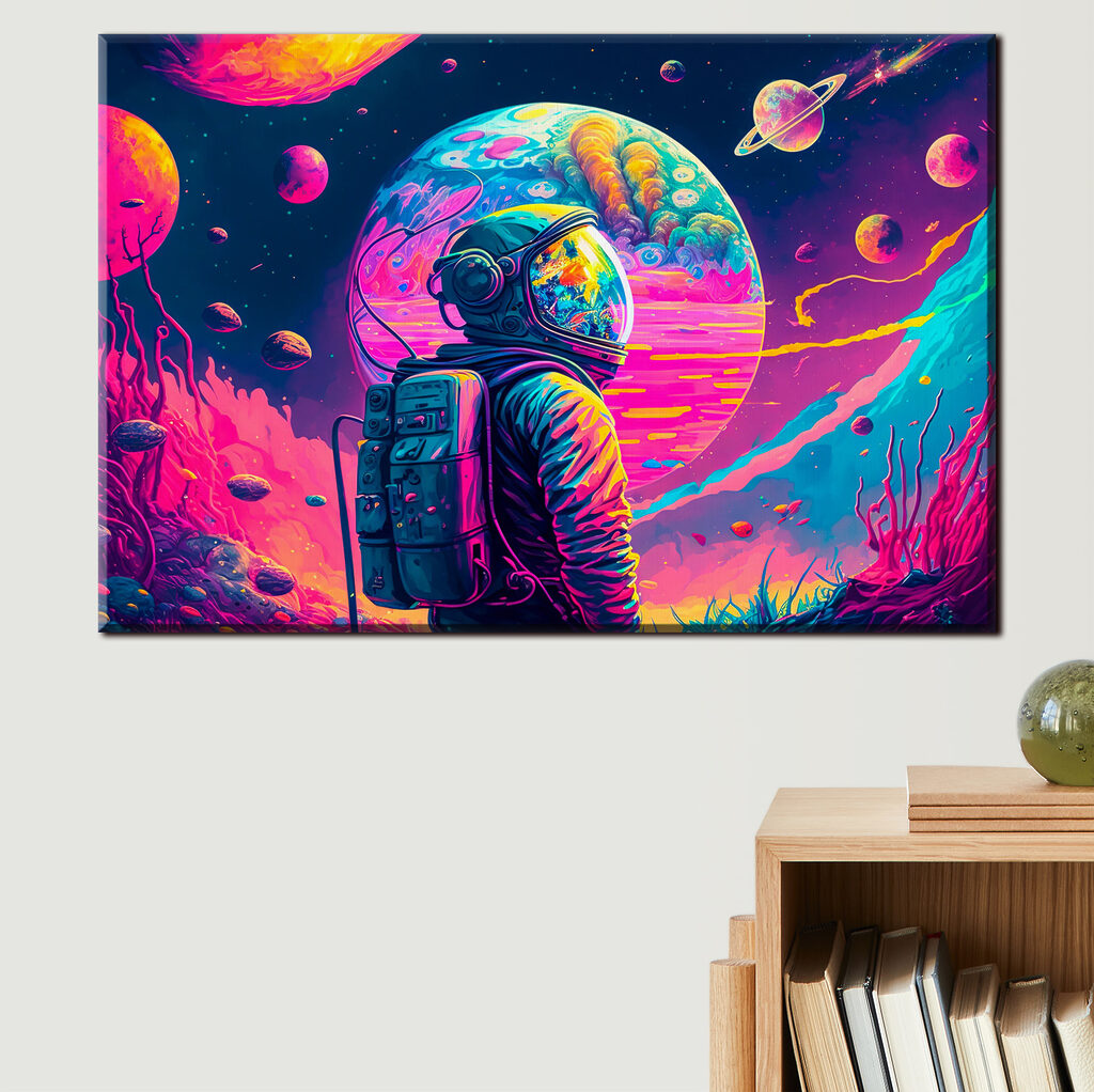 A person wearing a space suit and helmet A person wearing a space suit and helmet
