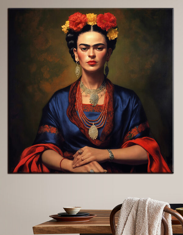 Cuadros Un cuadro de una mujer con flores en el pelo (SKU: s32866) Cuadros Cuadros Un cuadro de una mujer con flores en el pelo (SKU: s32866)