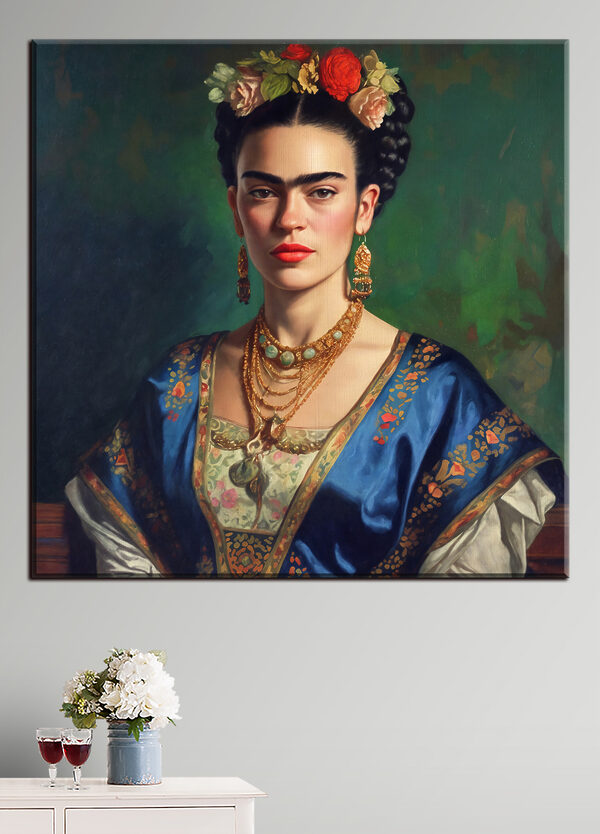Cuadros Un cuadro de una mujer con flores en el pelo (SKU: s32871) Cuadros Cuadros Un cuadro de una mujer con flores en el pelo (SKU: s32871)