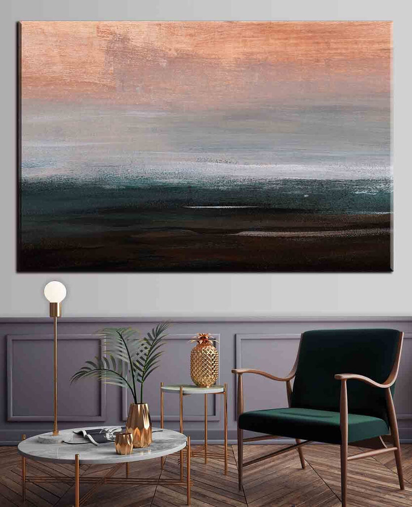 A painting of a landscape