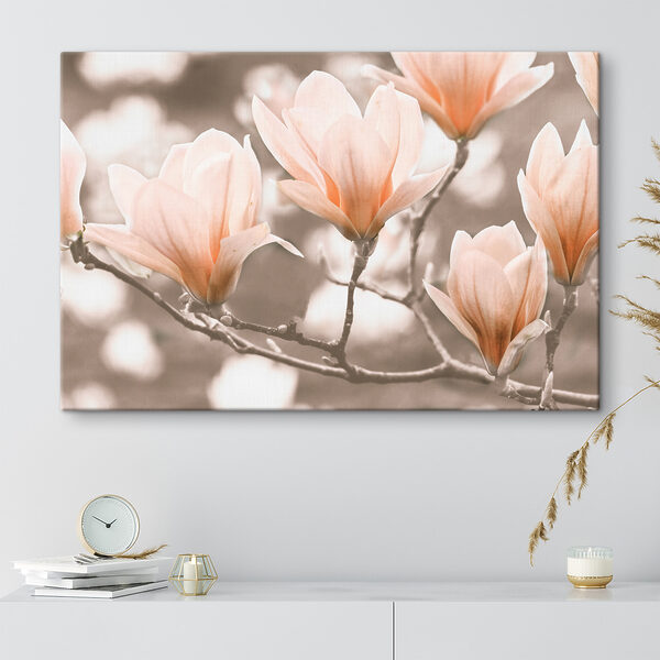 A group of flowers on a branch A group of flowers on a branch