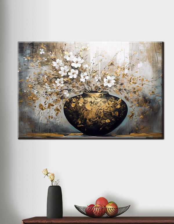 Cuadros A painting of flowers in a vase (SKU: s35377) Cuadros A painting of flowers in a vase (SKU: s35377)