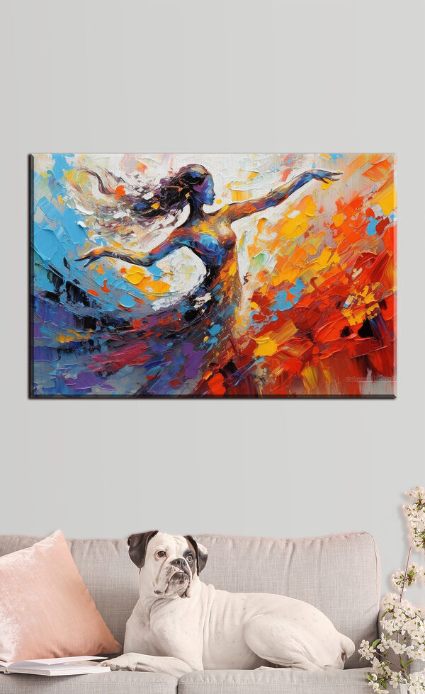 Cuadros Un cuadro en el que aparece una mujer bailando (SKU: s35379) Cuadros Cuadros Un cuadro en el que aparece una mujer bailando (SKU: s35379)