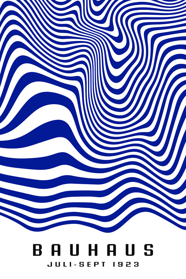 A blue and white striped pattern A blue and white striped pattern