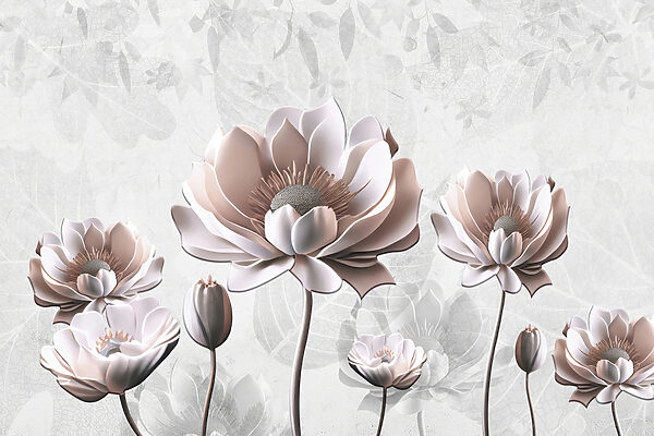 A group of white flowers