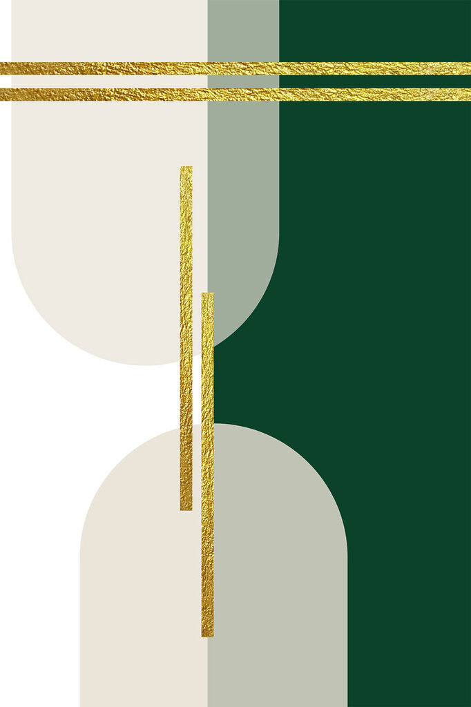 Abstract Elegance in Stripes and Shapes