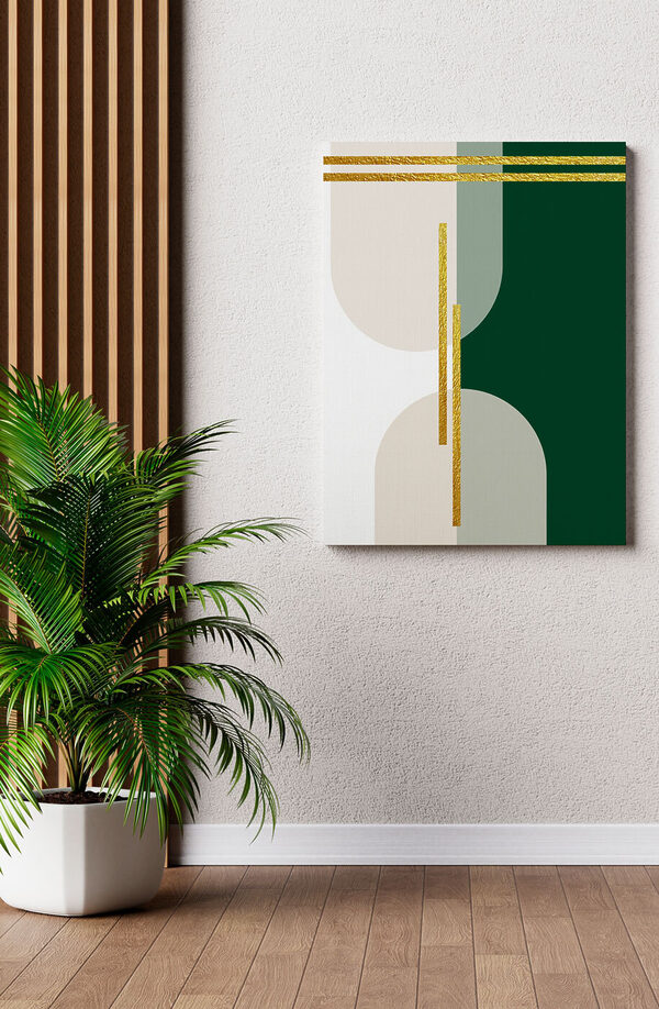 Abstract Elegance in Stripes and Shapes