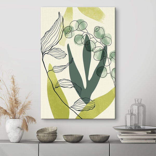 Cuadros Un dibujo de una planta