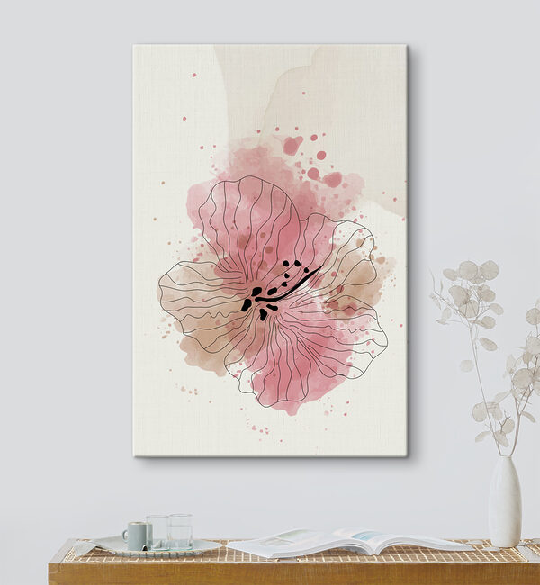Cuadros Cuadros Un dibujo de una flor (SKU: s36136)