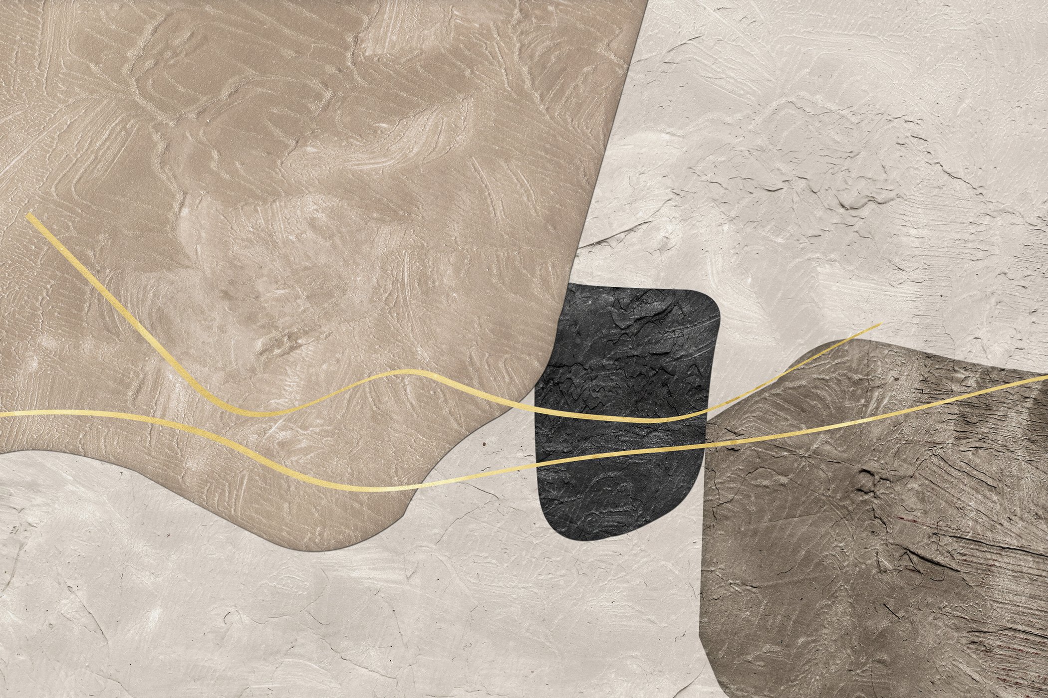 A close up of a wall