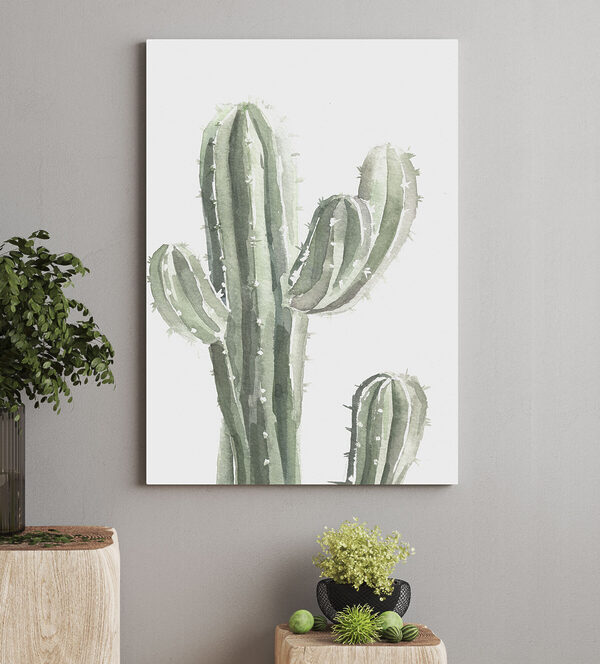 Cuadros Cuadros Una acuarela de un cactus (SKU: s36267)