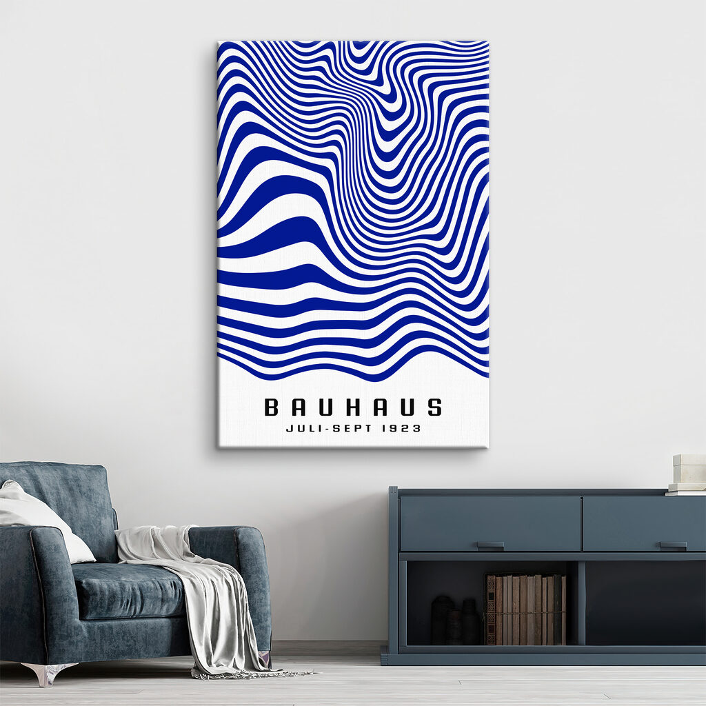 A blue and white striped pattern A blue and white striped pattern