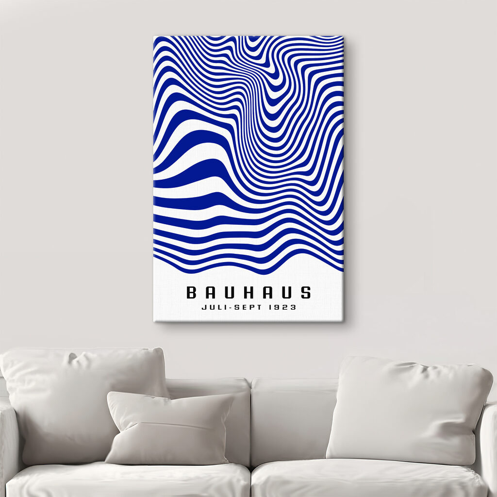 A blue and white striped pattern A blue and white striped pattern