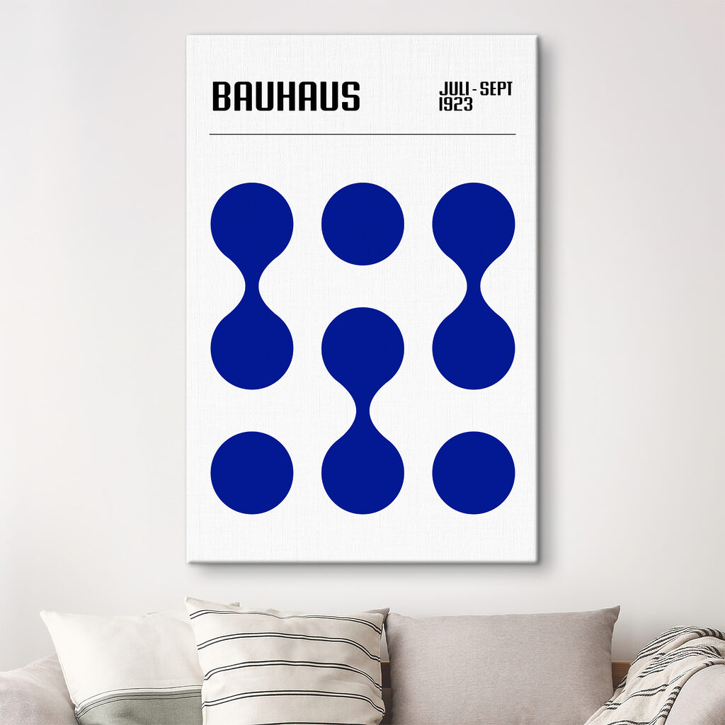 A group of blue dots