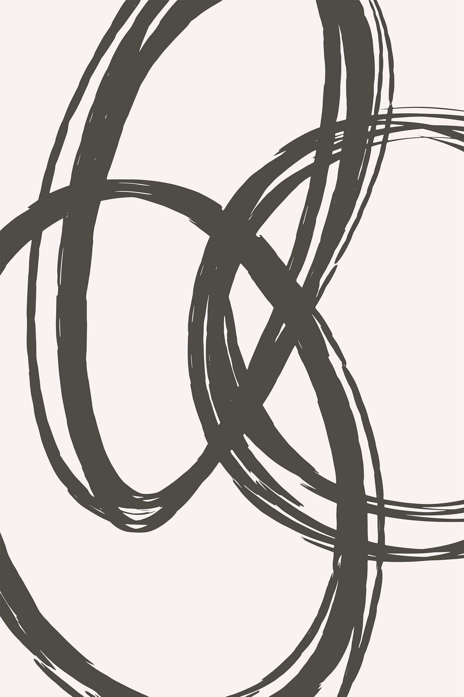 A black and white background with circles