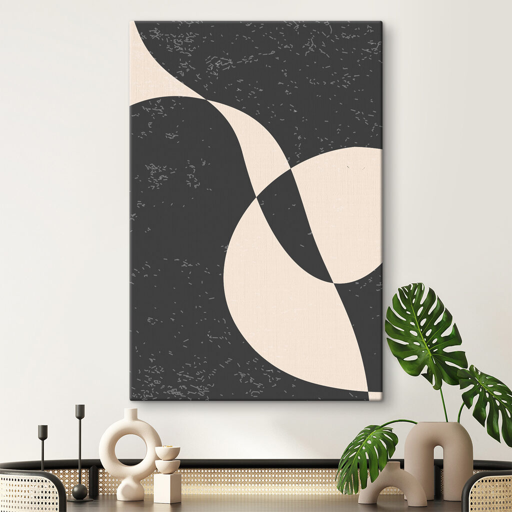 A black and white pattern