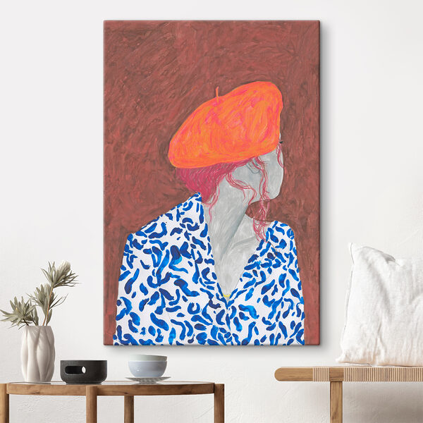 Cuadros Un cuadro en el que aparece una mujer con sombrero (SKU: s36553) Cuadros Cuadros Un cuadro en el que aparece una mujer con sombrero (SKU: s36553)
