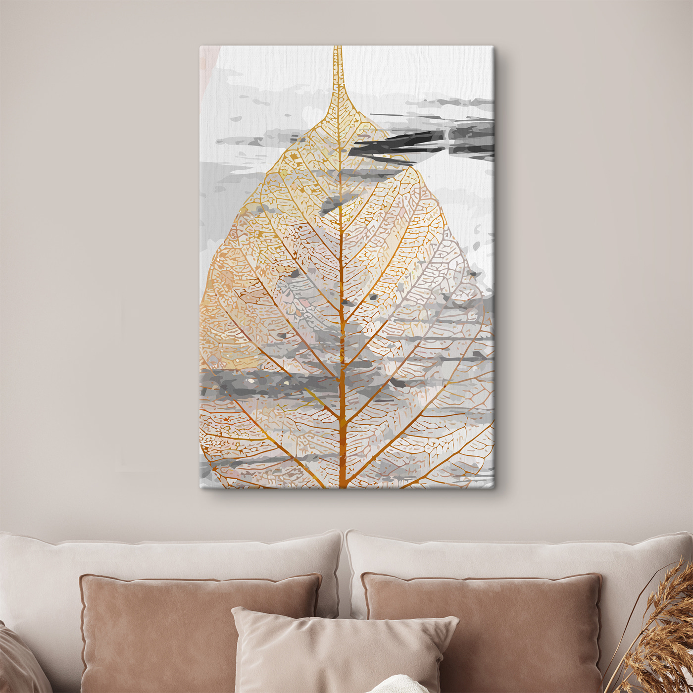 A close up of a leaf