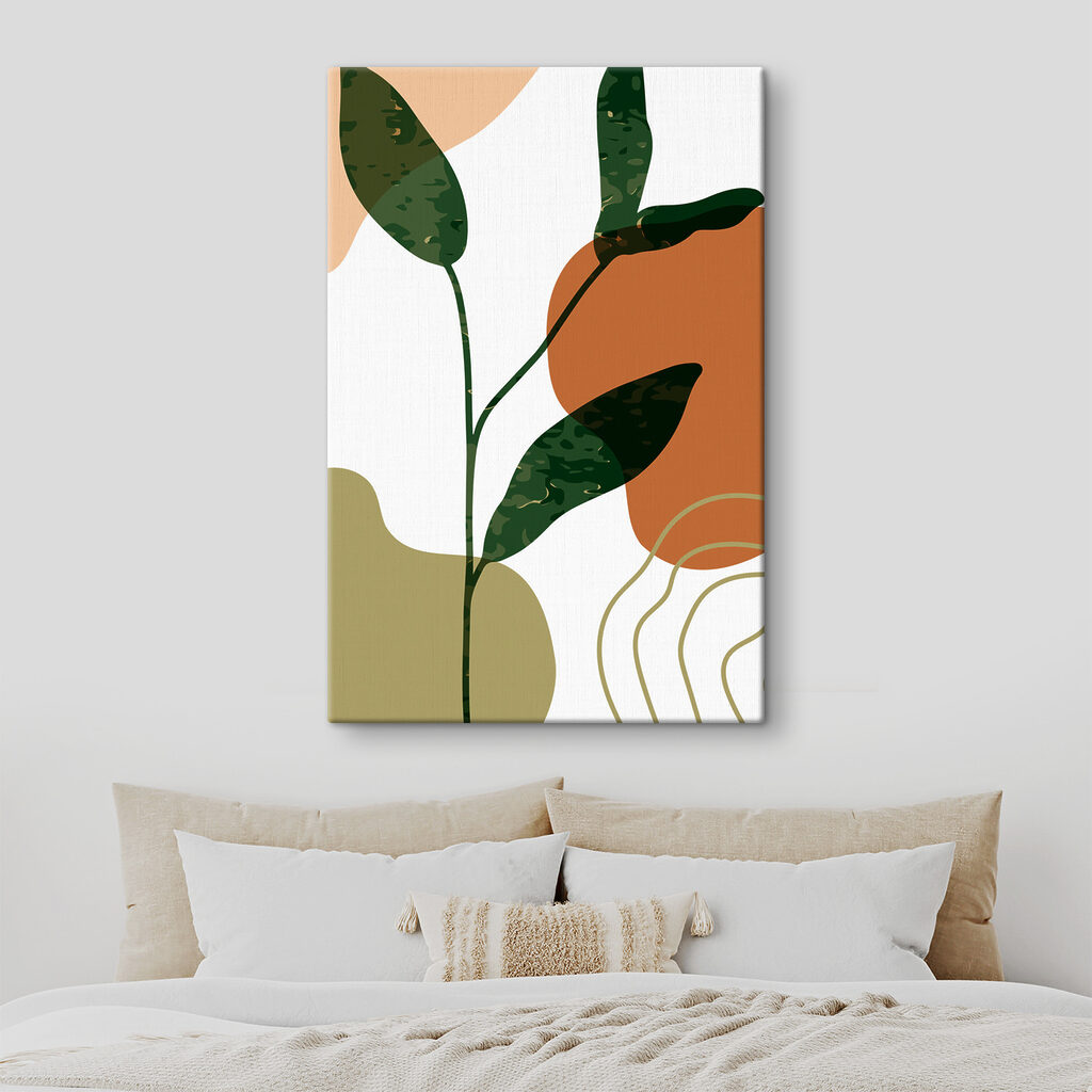 A green plant with brown and orange spots A green plant with brown and orange spots