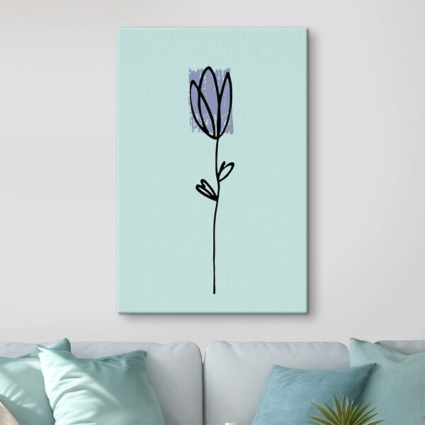 A drawing of a flower