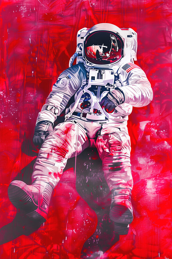 A astronaut in a space suit A astronaut in a space suit