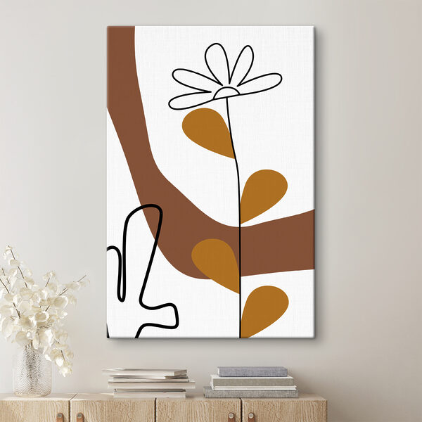 Cuadros Cuadros Un dibujo de una flor (SKU: s36783)