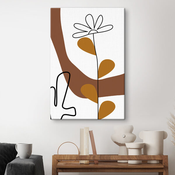 A drawing of a flower A drawing of a flower