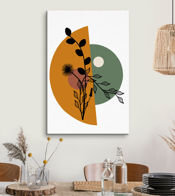 A plant with leaves and a flower A plant with leaves and a flower