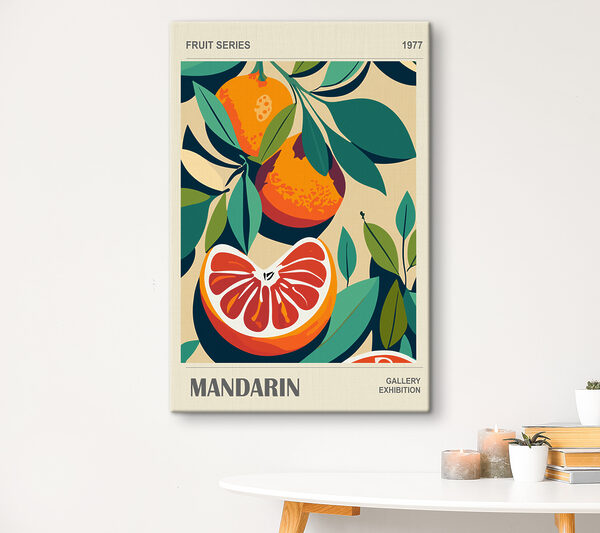 Cuadros Un póster con naranjas y hojas (SKU: s36632) Cuadros Cuadros Un póster con naranjas y hojas (SKU: s36632)