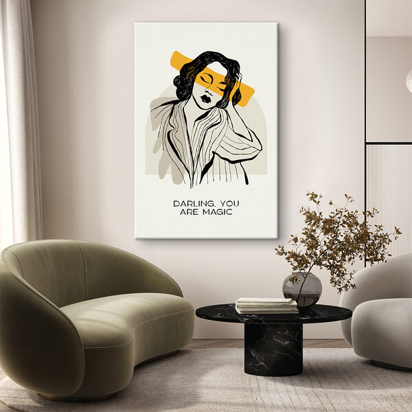 A woman with her eyes closed