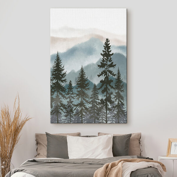 A group of trees in a forest