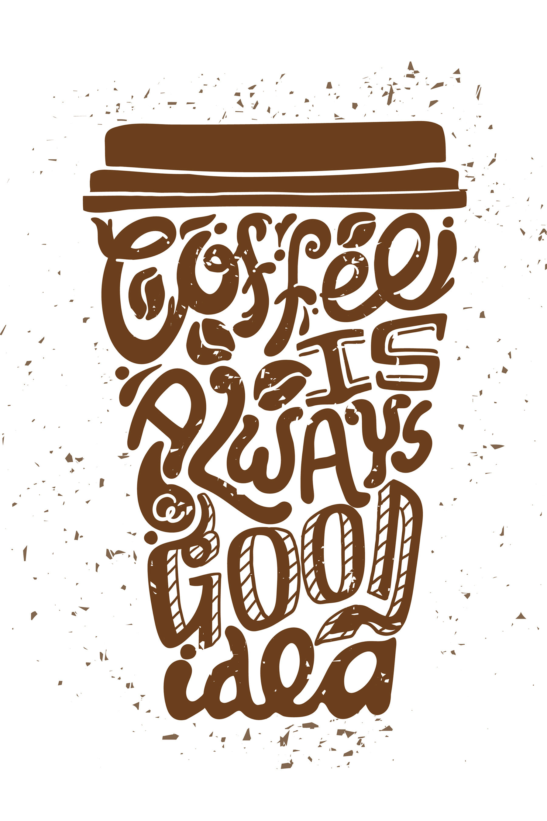 A coffee cup with a lid