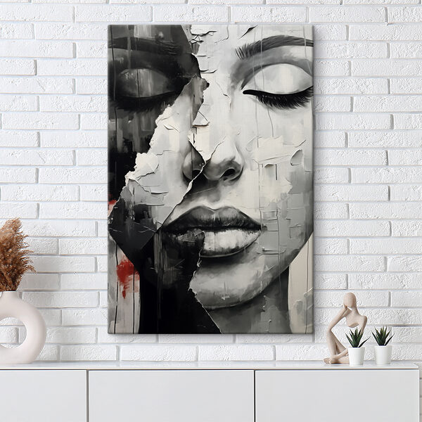 Cuadros Un cuadro que representa el rostro de una mujer (SKU: s37068) Cuadros Cuadros Un cuadro que representa el rostro de una mujer (SKU: s37068)