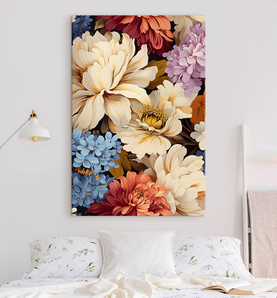A close up of flowers