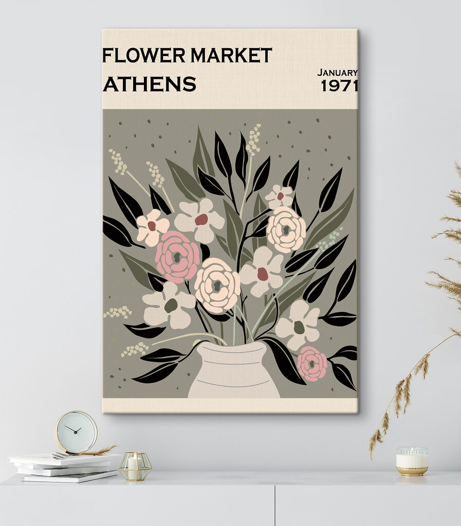 A vase of flowers